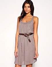 Vero Moda Belted Cotton Dress