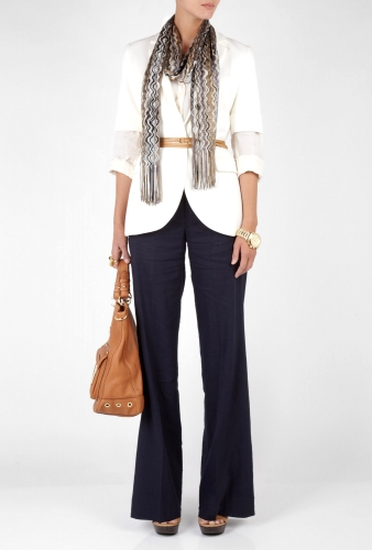 Vertical Wave Fringed Scarf by Missoni Accessories