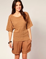 Vila Cable Knit Top