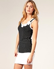 Vila Falka Spot Print Dress