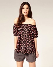 Vila Gypsy Rose Off Shoulder Top