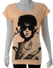 VILA T-shirt, Tryck - 6