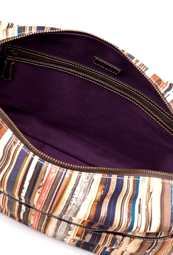 Vintage Broken Multi Stripe Flight Bag by Paul Smith Accesso
