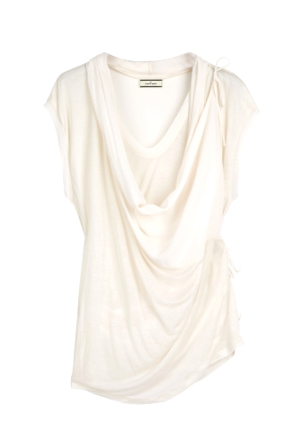 Violu Silk Drape Front Top by By Malene Birger