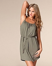 Visc. Lycra Belt Dress