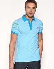Voi Dino Engineered Stripe Polo Top