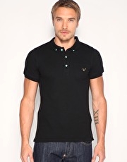 Voi Joseph Contrast Button Down Polo Shirt