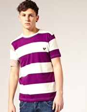 VOI Stripe Crew Neck T-Shirt