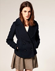 Warehouse Big Collar Military Jacket