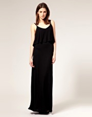 Warehouse Cape Maxi Dress