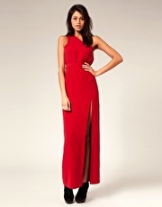 Warehouse One Shoulder Column Dress