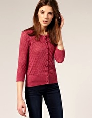 Warehouse Pointelle Cardigan
