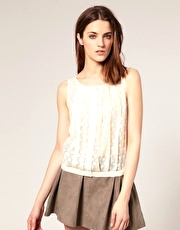 Warehouse Spotty Shell Top