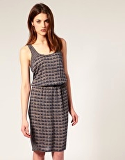 Warehouse Twist Back Dress