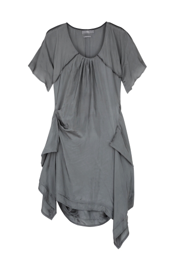 Washed Feathery Deconstructed Dress by McQ Alexander McQueen