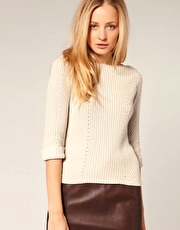Whistles Fitted Fisherman Jumper