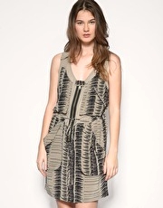 Whistles Piano Print Dress