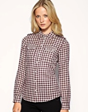 Whistles Reverse Check Shirt
