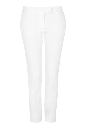 White Bing Court Crop Trousers by Joseph