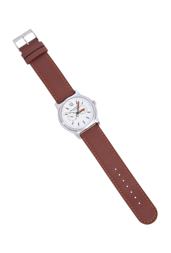 White Dual Dial 1800 Watch by Simon Carter