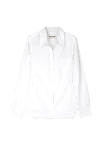 White Greville Classic Shirt by By Malene Birger