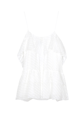 White Hypno Top by Antik Batik