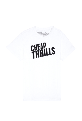 White Keith Moon Cheap Thrills Tee by Worn Free