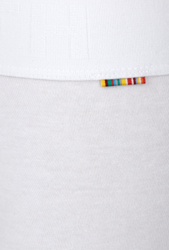 White Stretch Cotton Logo Band Trunk by Paul Smith Accessori