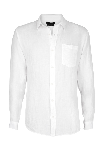 White Washed Linen Shirt by Farhi by Nicole Farhi