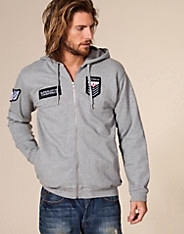 Wings Small Zip Hood