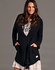 Wool Mix Long Cardigan