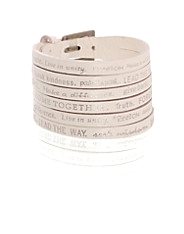 Word Double Bracelet