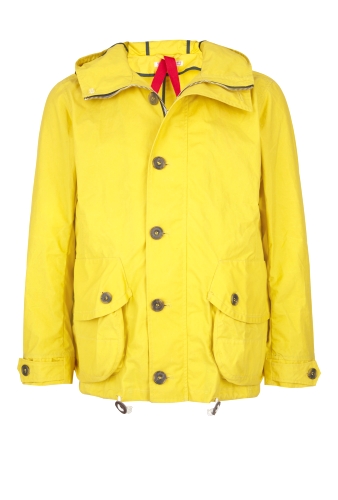 Yellow Longline Parka by Heritage Research
