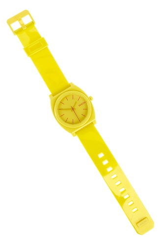 Yellow Time Teller PU Watch by Nixon