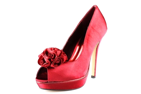 Zapato Peep Toe Flor Ottoman