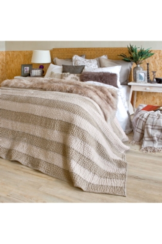 Zara Home, Överkast Velvet Stripe
