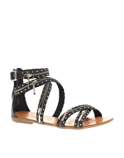Zigi Flat Zip Sandals