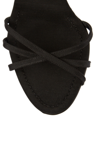 Zip Bow Strappy Sandal by D&G Dolce & Gabbana