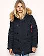 Alpha Industries Faux Fur Trim Parka