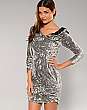 Anne Shoulder Frill Dress