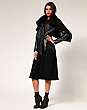 Aqua Jack Coat Hooded With Boiled Wool & Faux Leather
