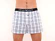 Armani - Woven Boxer Check Blue