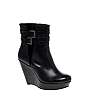 ASOS ACADEMY Leather Buckle Wedge Boots
