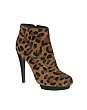 ASOS ALTO Leather Animal Print Effect Ankle Boots