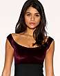 ASOS Bardot Body with Velvet Panel