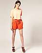 ASOS Belted Roll Hem Shorts
