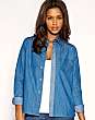 ASOS Contrast Denim Shirt