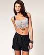 ASOS Cropped Lace Up Detail Corset