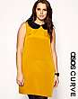 ASOS CURVE Embellished Peter Pan Collar Shift Dress