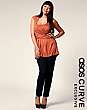 ASOS CURVE Exclusive Jersey Wrap Top